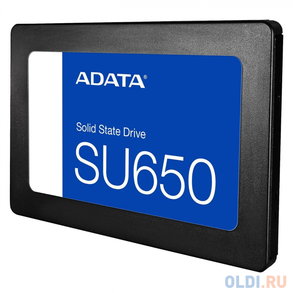 Твердотельный накопитель/ ADATA SSD Ultimate SU650, 512GB (RTS5735 + N48 / Realtek + Micron Nand Flash), 2.5" 7mm, SATA3, 3D TLC, R/W 520/450MB/s в Москвe