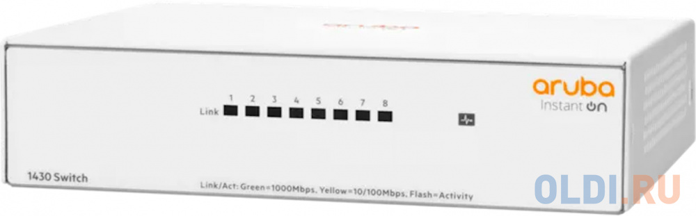 Aruba Instant on 1430 8G unmanaged fanless Switch