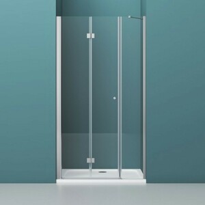 Душевая дверь BelBagno Albano BS-13 120х195 прозрачная, хром (ALBANO-BS-13-30+90-C-Cr)