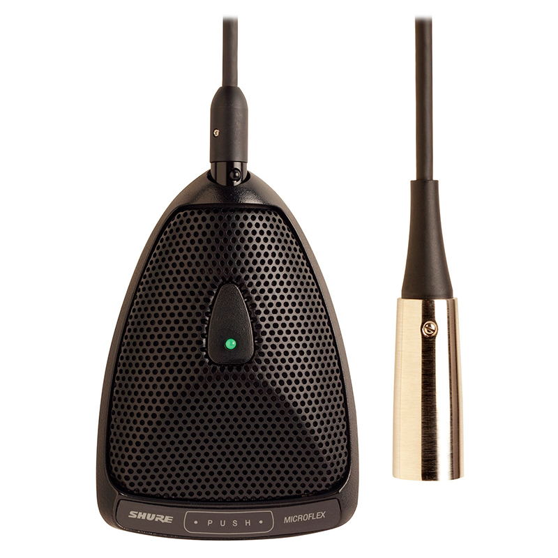 Микрофон SHURE MX393/C, конденсаторный, черный (MX393/C)