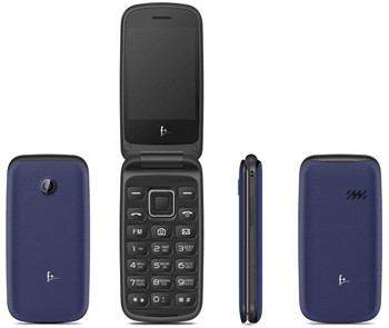 Мобильный телефон Fly Flip3, 2.8" 320x240 TFT, 32Mb RAM, 32Mb, BT, 1xCam, 2-Sim, 1000 мА·ч, micro-USB, синий
