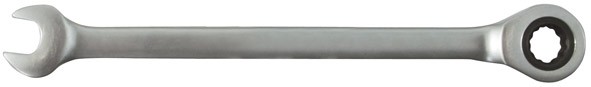 Ключ гаечный комбинированный 10 мм, CrV, трещотка, реверс, FIT (63460)