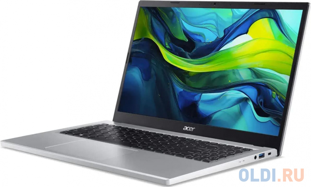 Ноутбук/ ACER Aspire AG15-31P-339C 15.6"(1920x1080 (матовый) IPS)/Intel Core i3 N305(1Ghz)/8192Mb/256PCISSDGb/noDVD/Int:UMA/Cam/BT/WiFi/50WHr/war