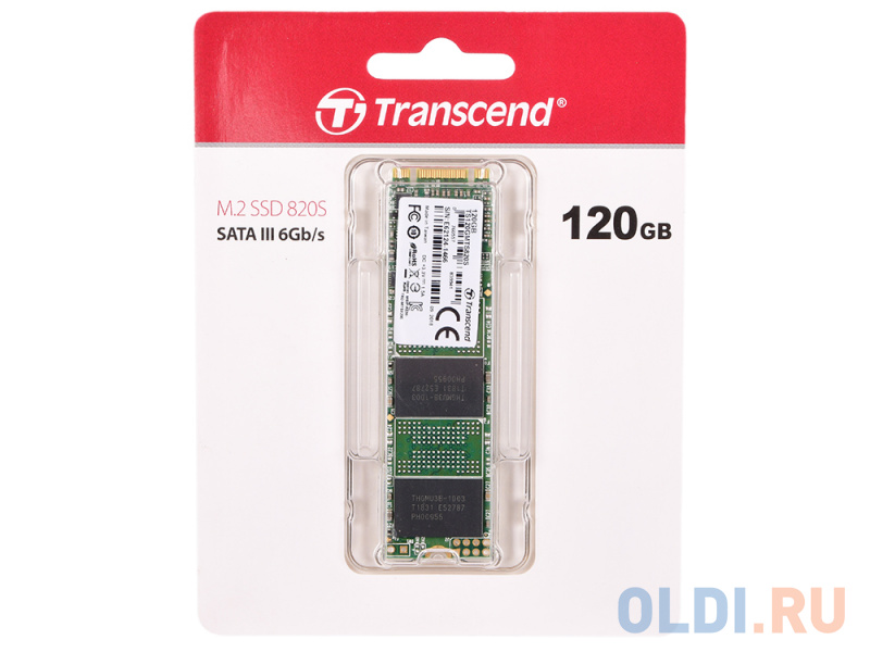 SSD накопитель Transcend MTS820 120 Gb
