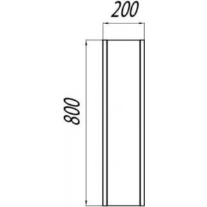 Тумба Акватон Брук 20 дуб латте (1A201003BCDL0)