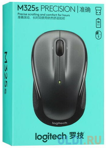 Мышь беспроводная Logitech M325s [910-006822] черный в Москвe