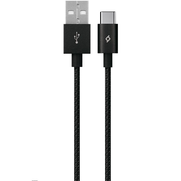 Кабель USB-USB Type-C, 2.1А, 1.2 м, черный, TTEC (2DK18S)