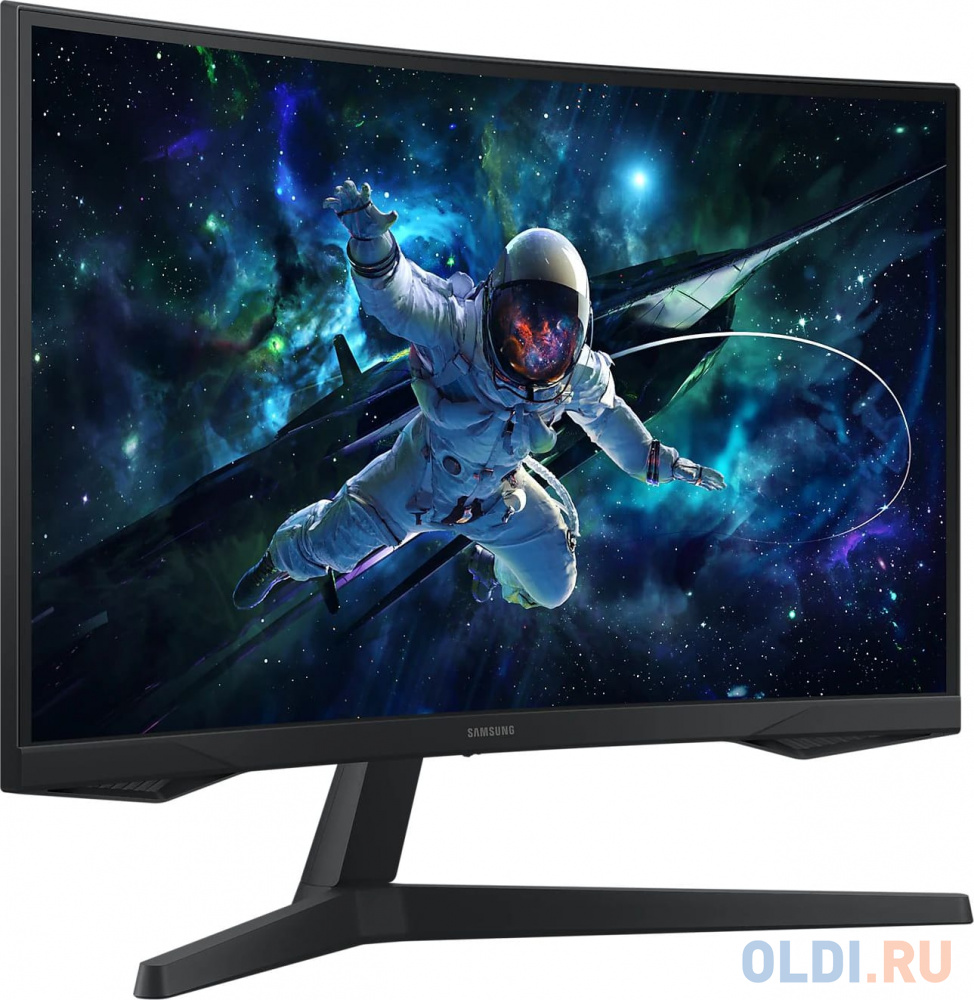 Монитор Samsung 27" Odyssey G5 S27CG550EI черный VA LED 1ms 16:9 HDMI матовая 300cd 178гр/178гр 2560x1440 165Hz FreeSync DP Quad 2K (1440p) USB 4