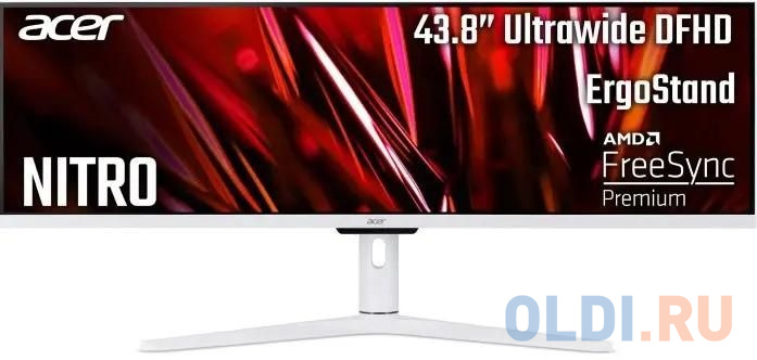 40'' AOPEN  40XV1CUPwmiiphux  21:9, IPS, 3440x1440, 1 / 4ms, 400, 600cd, 144Hz, 2xHDMI + 1xDP(1.2) + 1xType-C(90W) + Speakers 4Wx2, White, 6