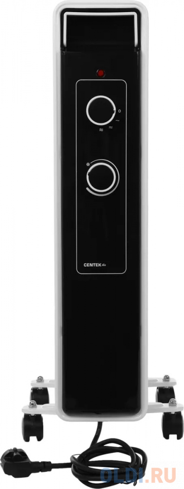 Масляный радиатор CENTEK CT-6222-7, 1500Вт, 7 секций, 3 режима, белый в Москвe