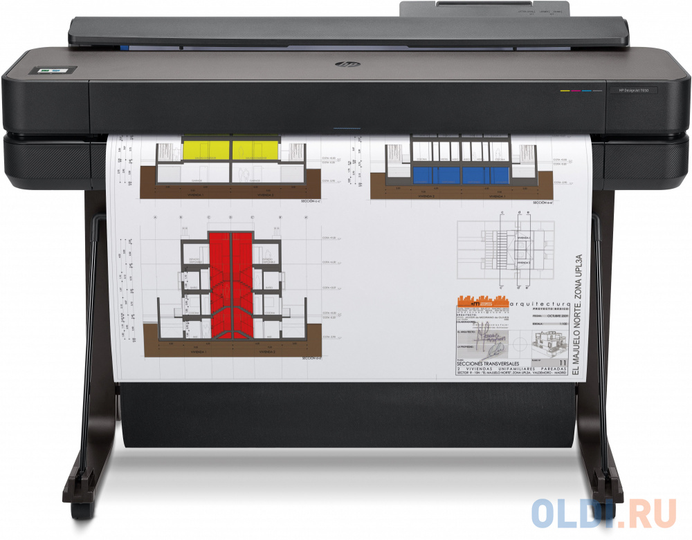 Плоттер HP Designjet T650 (5HB10A) A0/36"