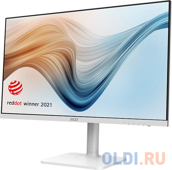 Монитор MSI 27" Modern MD272QPW белый IPS LED 16:9 HDMI M/M матовая HAS Piv 250cd 178гр/178гр 2560x1440 75Hz DP 2K USB 5.85кг