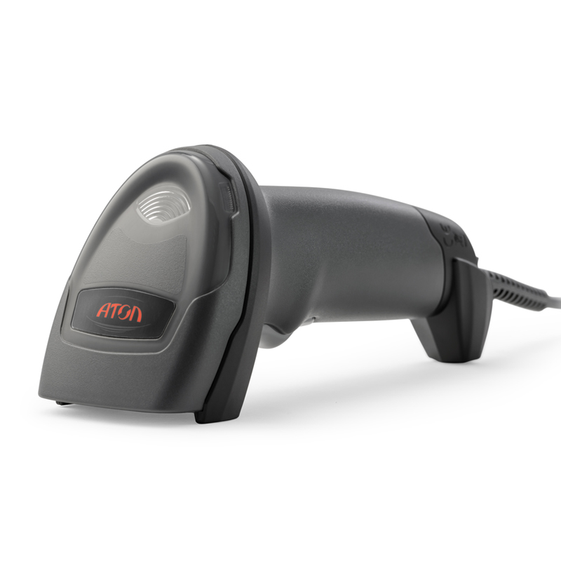 Сканер штрих-кода АТОЛ SB2108 Plus, ручной, Area Image, USB, 1D/2D, кабель USB, черный/серый (50339)
