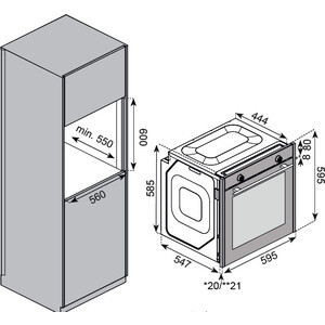 Электрический духовой шкаф Kuppersberg KSO 610 X