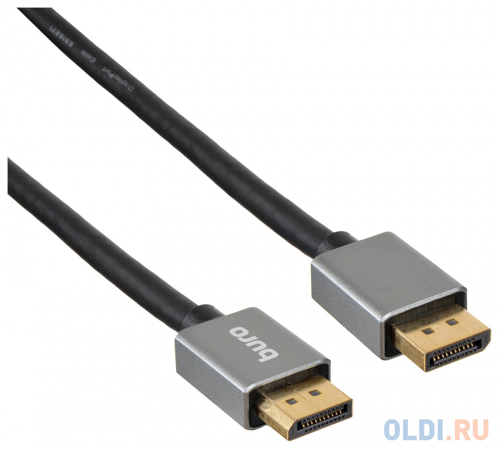 Кабель DisplayPort 10м Бюрократ BHP-DPP-1.4-10G круглый черный