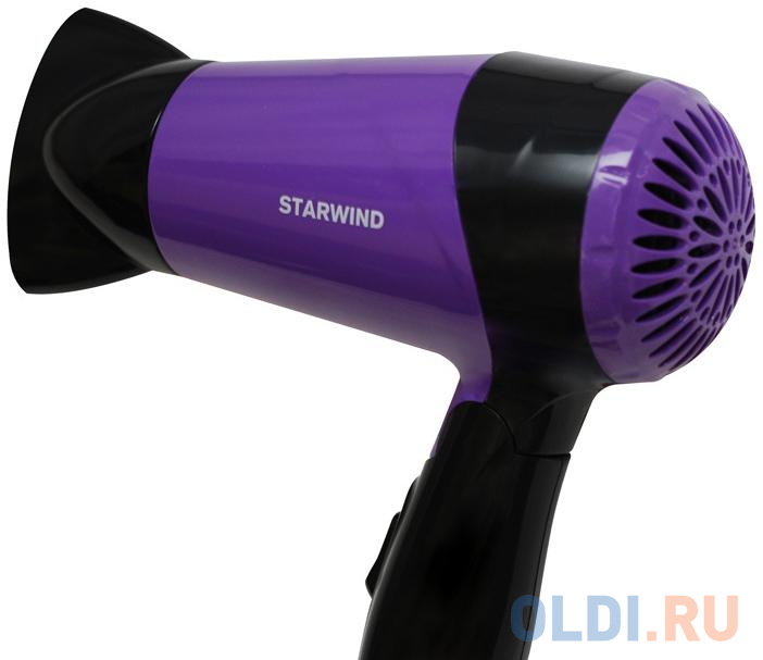 Фен StarWind SHP6102 1600Вт фиолетовый чёрный