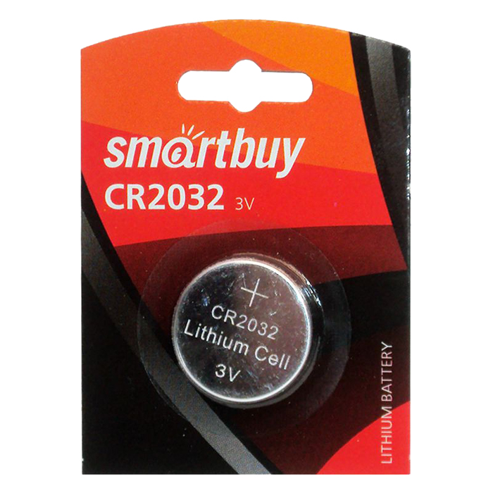 Батарея Smartbuy SBBL-2032-1B, CR2032, 3V, 1шт