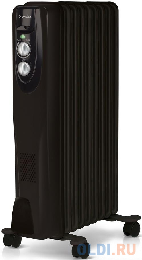 Масляный радиатор BALLU BOH/CL-09BRN 2000 Вт чёрный