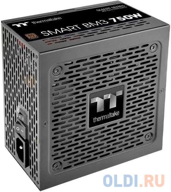 Блок питания Thermaltake ATX 750W Smart BM3 Gen.5 80+ bronze (20+4pin) APFC 120mm fan 12xSATA Cab Manag RTL