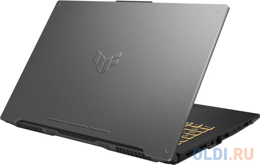 Ноутбук Asus TUF Gaming F17 FX707ZV4-HX055 Core i7 12700H 16Gb SSD1Tb NVIDIA GeForce RTX4060 8Gb 17.3" IPS FHD (1920x1080) noOS grey WiFi BT Cam