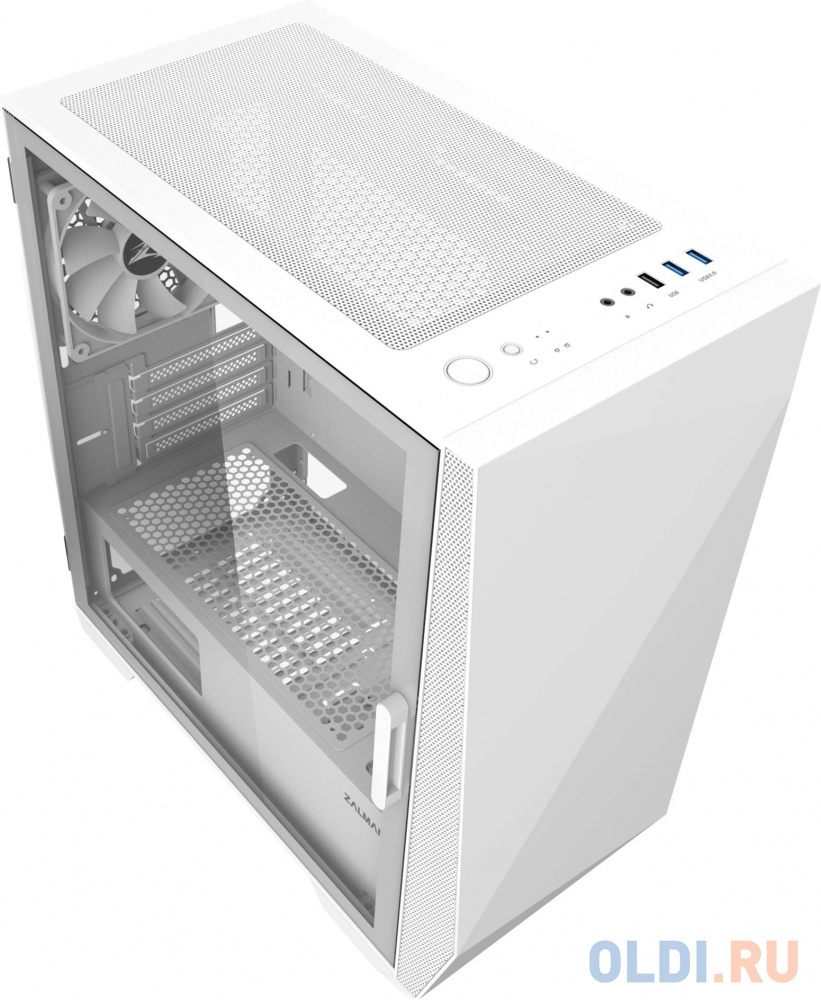 Корпус MiniTower Zalman Z1 Iceberg white (mATX, window, FRONT 2x120mm, REAR 1x120mm, без БП) (Z1 Iceberg white) в Москвe