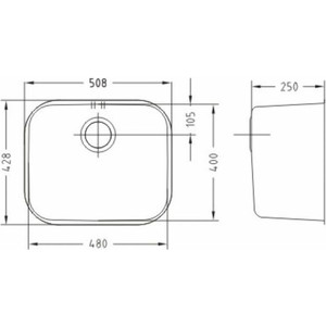 Кухонная мойка Alveus Variant 10 нержавеющая сталь (1009252)