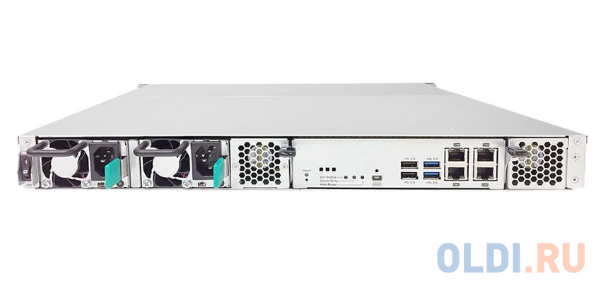 EonStor GSe Pro 1000 1U/4bay,Single controller 4x1G iSCSI, 2xUSB 3.0, 2x USB 2.0, 1x4GB, 1x(PSU+FAN Module), 4x drive trays (only supports SATA drives