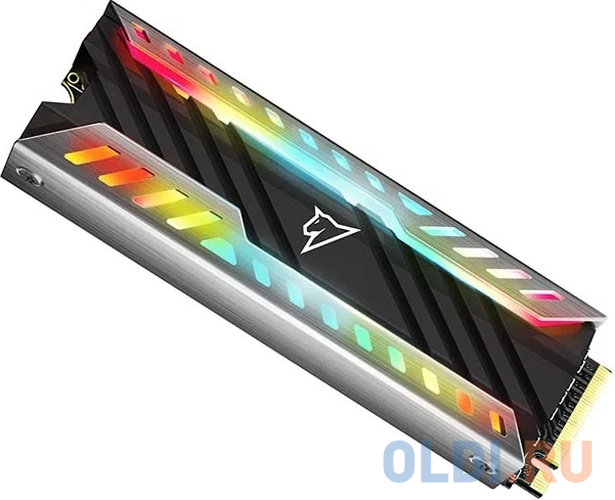 Твердотельный накопитель Netac NV3000 RGB PCIe 3 x4 M.2 2280 NVMe 3D NAND SSD 500GB, R/W up to 3400/2000MB/s, with heat sink & RGB в Москвe