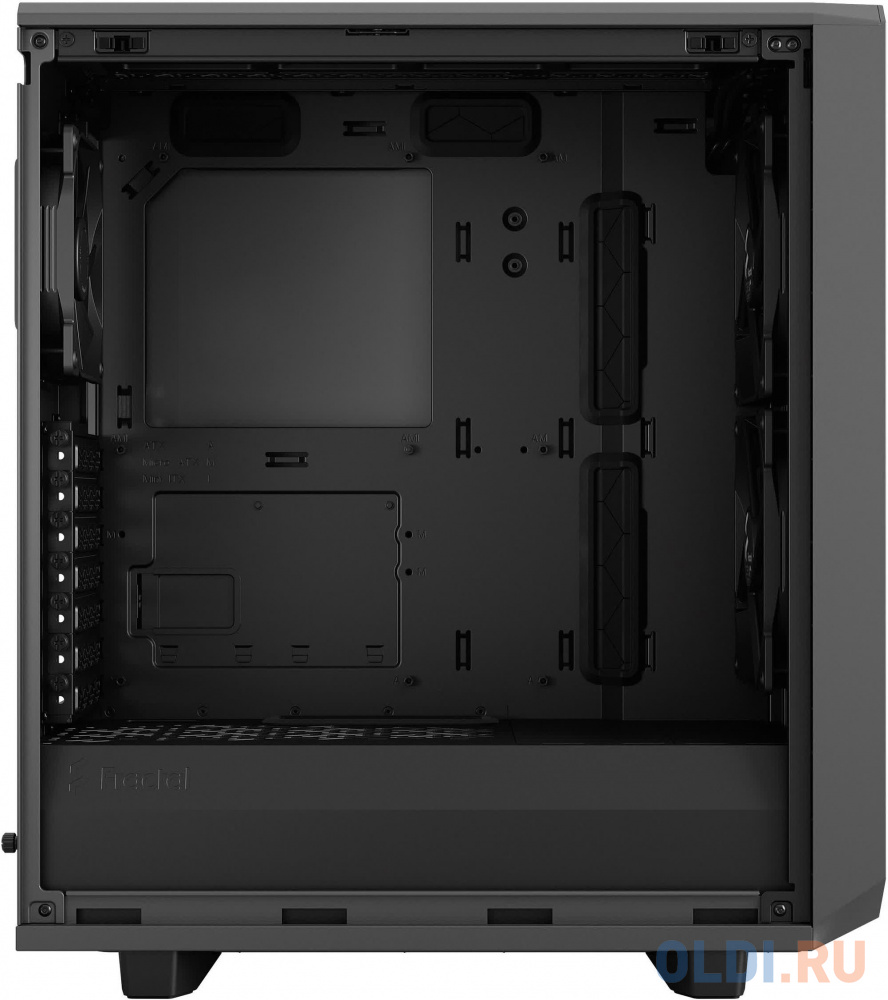 Корпус ATX Fractal Design Meshify 2 Compact Gray TG Light Без БП чёрный в Москвe