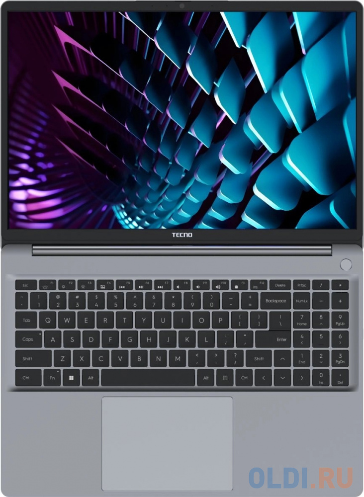 Ноутбук 16" IPS WUXGA TECNO MEGABOOK K16S grey (Ryzen 5 5500U/16Gb/512Gb SSD/W11) (4894947024580)