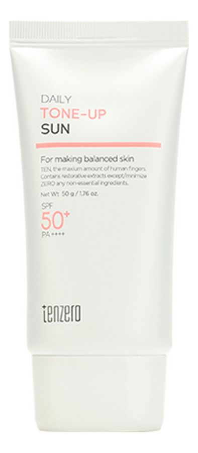 Солнцезащитный крем с тонирующим эффектом SPF 50+/PA++++, 50г, TENZERO