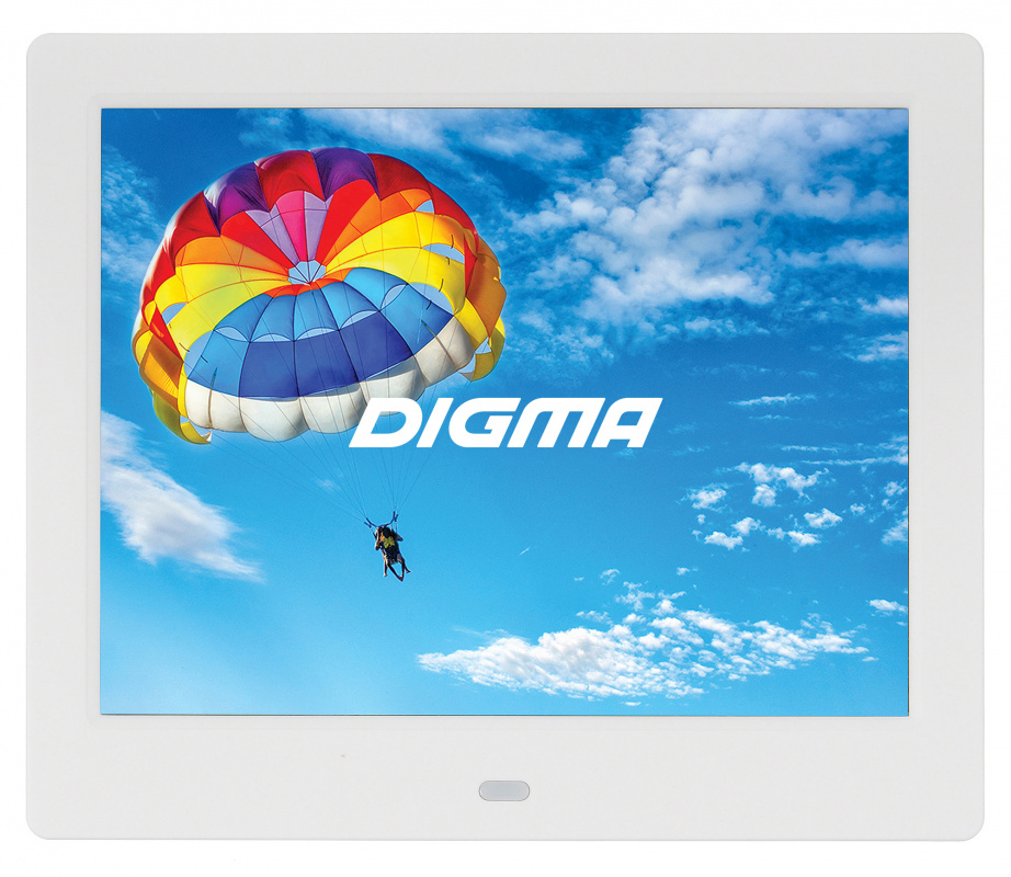 Цифровая фоторамка DIGMA PF-843 white