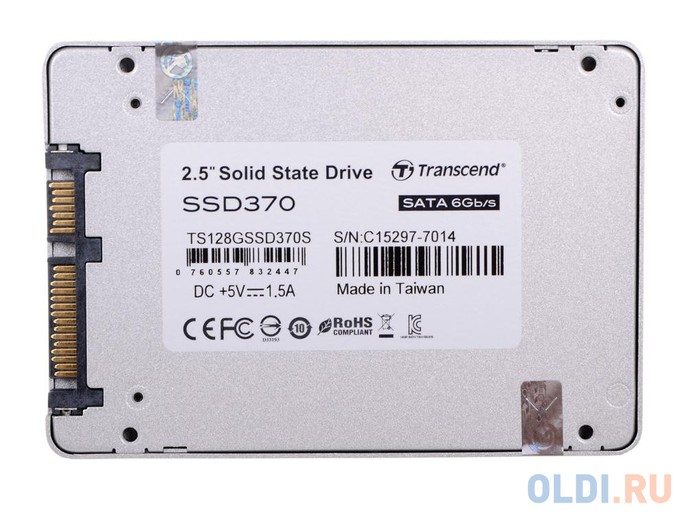 SSD накопитель Transcend 370S 128 Gb SATA-III