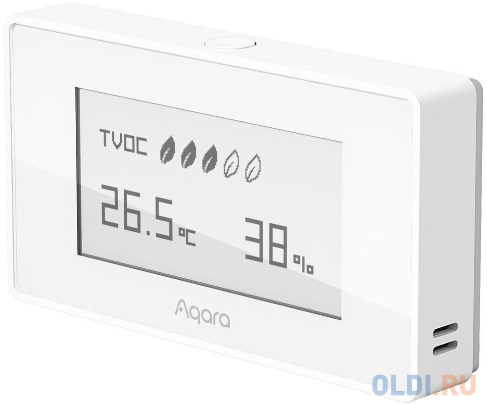 Датчик: AQARA TVOC Air quality monitor/Монитор качества воздуха/Протокол связи: Zigbee/питание CR2032/Температура/Влажность/качество воздуха AAQS-S01