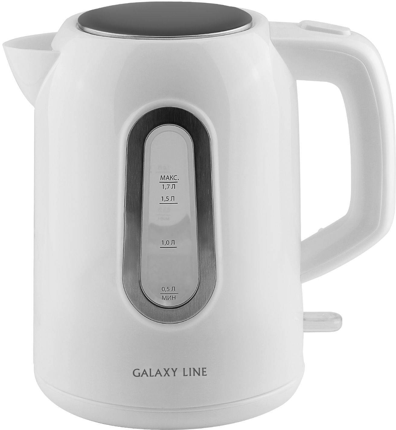 Чайник электрический Galaxy Line GL 0212 белый, пластик (ГЛ0212)