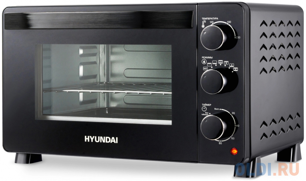 Мини-печь Hyundai MIO-HY080 23л. 1500Вт черный