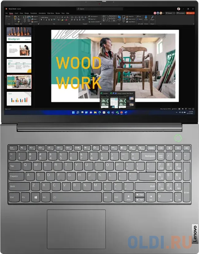 Ноутбук Lenovo Thinkbook 15 G4 ABA Ryzen 7 5825U 16Gb SSD512Gb AMD Radeon 15.6" TN FHD (1920x1080) Windows 11 Professional grey WiFi BT Cam (21DL