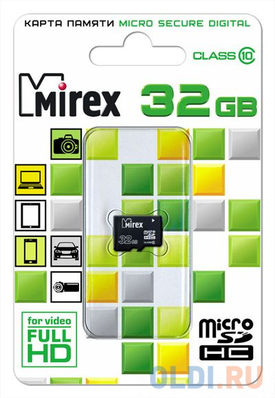Флешка 32Gb Mirex 13612-MC10SD32 кардридер черный