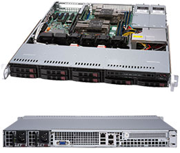 Серверная платформа SuperMicro 1029P-MTR, 2xSocket3647, 8xDDR4, 8x2.5 HDD HS, 2GLAN, IPMI, Redundant 2x800 Вт, 1U (SYS-1029P-MTR)