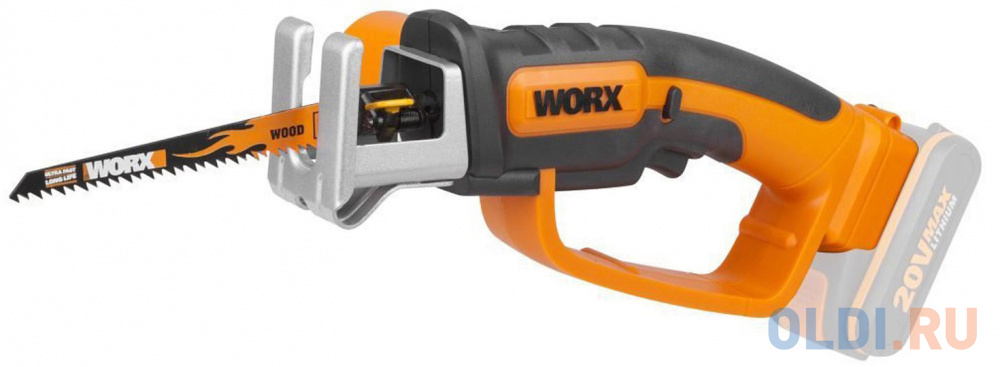 Пила аккумуляторная WORX WG894E.5, 20В, 16мм, 1*2,0 Ач и ЗУ