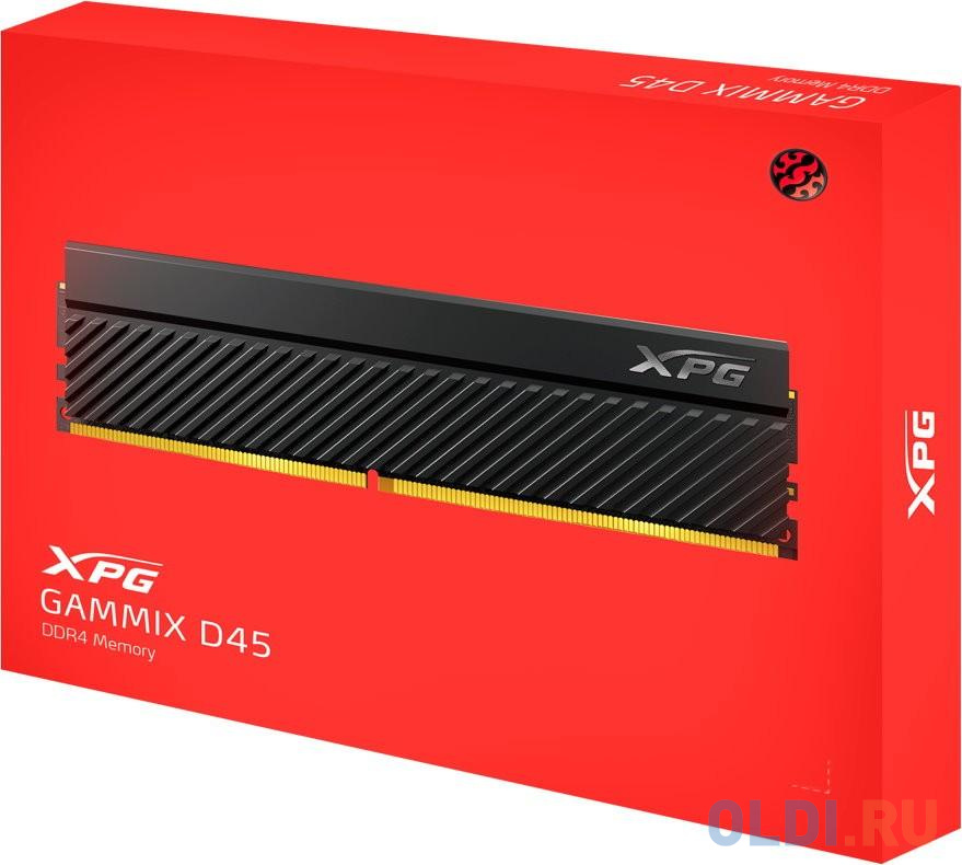 Оперативная память для компьютера A-Data XPG Gammix D45 DIMM 32Gb DDR4 3200 MHz AX4U320016G16A-DCBKD45 в Москвe