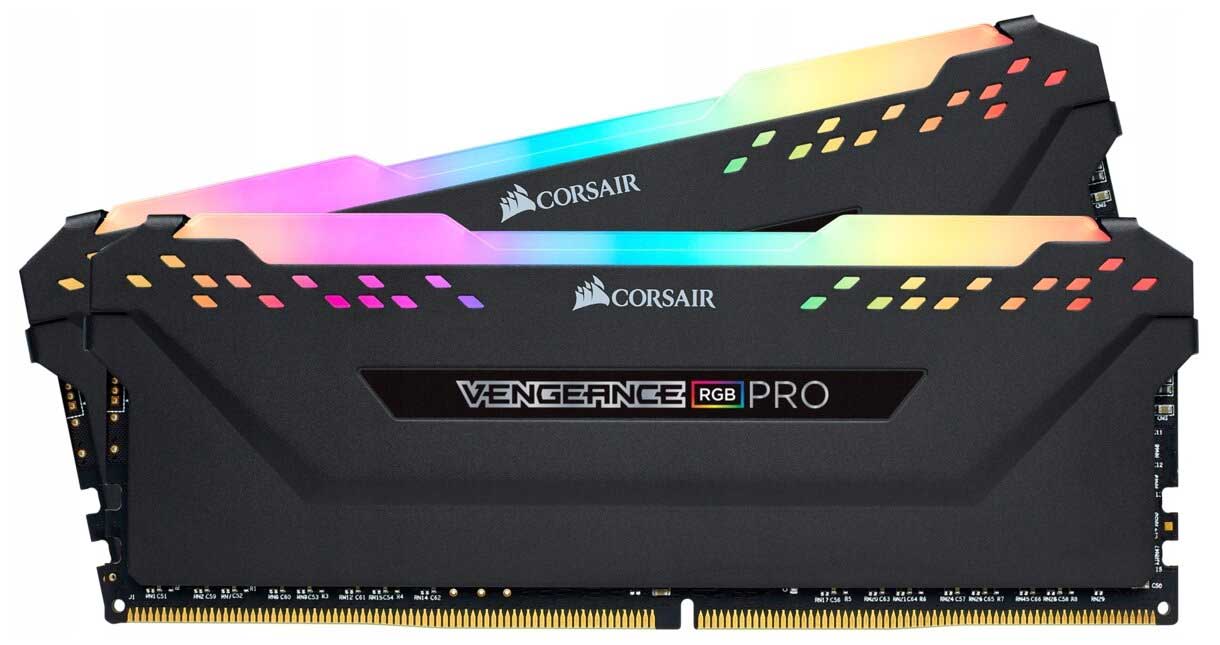 Память оперативная DDR4 Corsair Vengeance RGB Pro 16Gb 3200MHz (CMH16GX4M2E3200C16)
