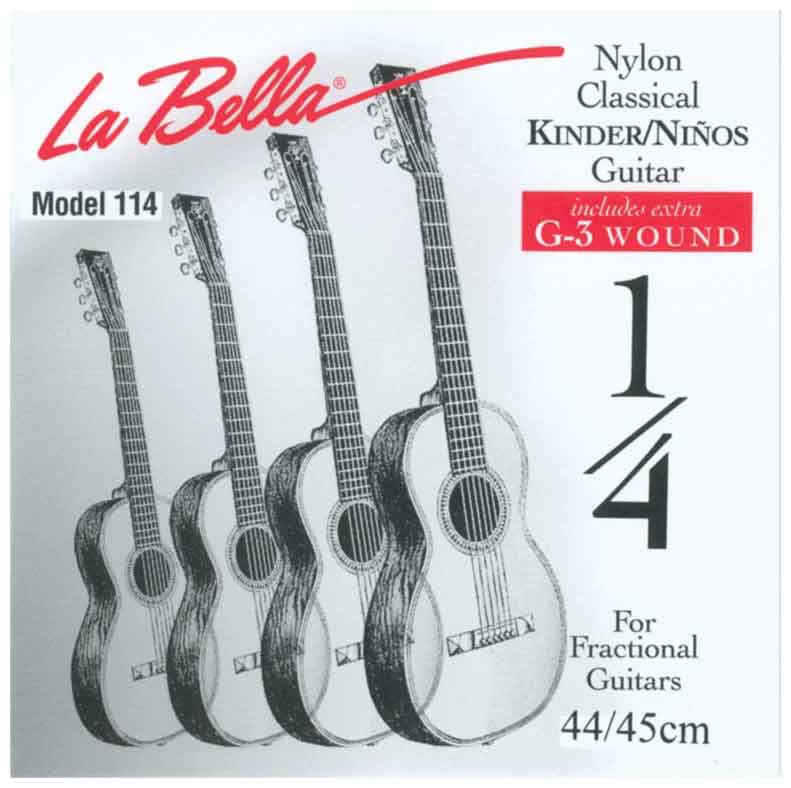 Струны La Bella FG114 для уменьшенной классической 1/4 гитары