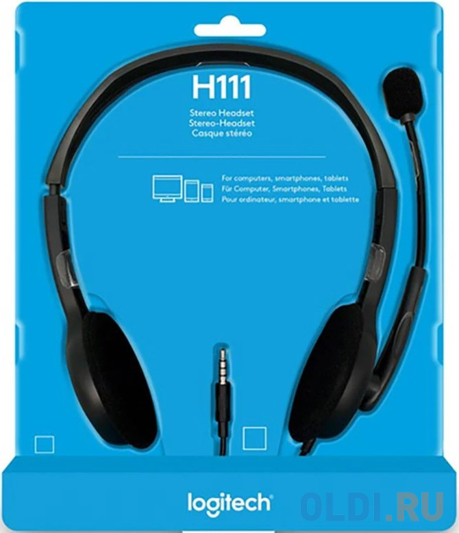 (981-000593) Гарнитура Logitech Headset H111 в Москвe