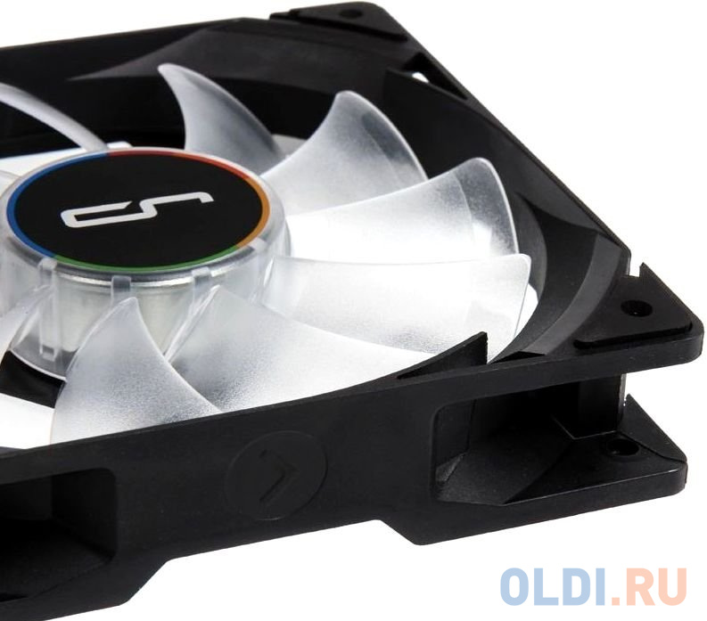 Вентилятор Cryorig QF120 Balance LED, 120x120x25.4 мм, 330-1600 об/мин, 10-25 дБА, PWM, подсветка