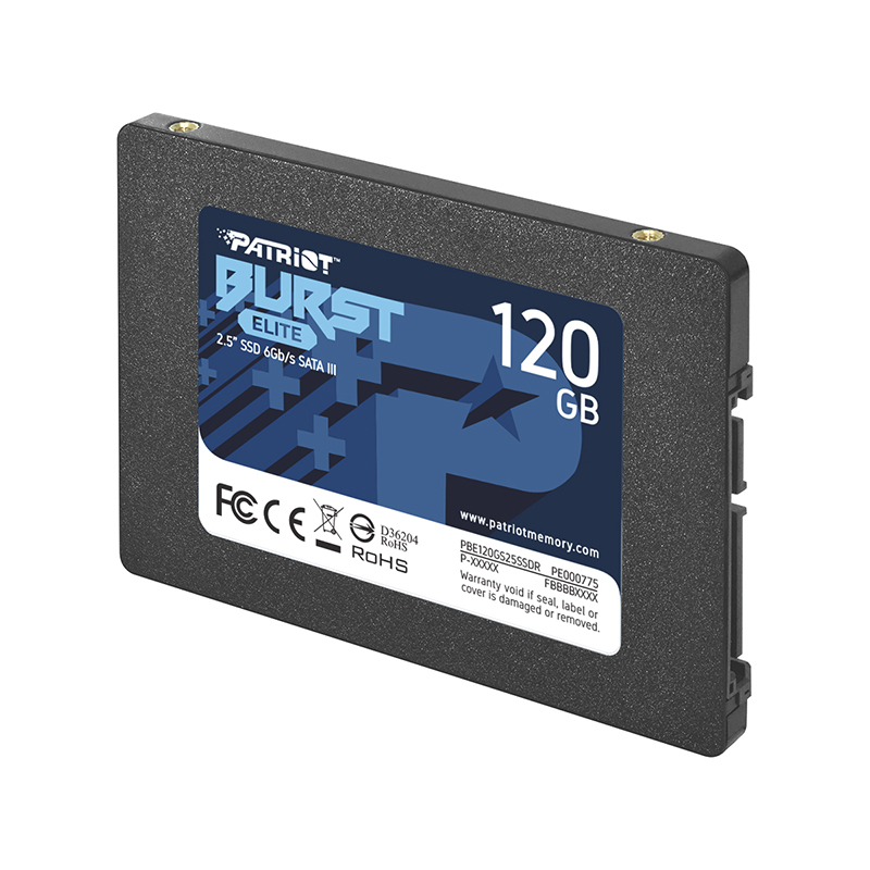 Твердотельный накопитель Patriot Memory Burst Elite 120Gb PBE120GS25SSDR