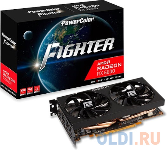 Видеокарта PowerColor Radeon RX 6600 Fighter 8192Mb