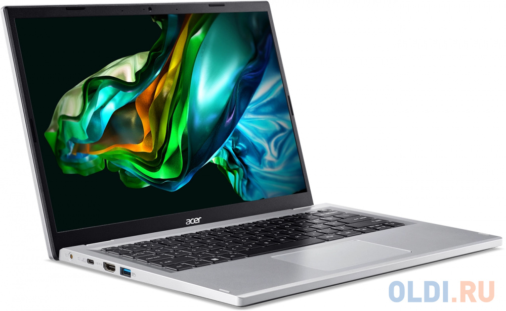 Ноутбук Acer Aspire 3 A314-42P-R7LU Ryzen 7 5700U 8Gb SSD512Gb AMD Radeon 14" IPS WUXGA (1920x1200) noOS silver WiFi BT Cam (NX.KSFCD.006)