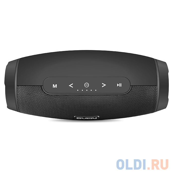 Колонка порт. Sven PS-230 черный 12W 1.0 BT/USB в Москвe