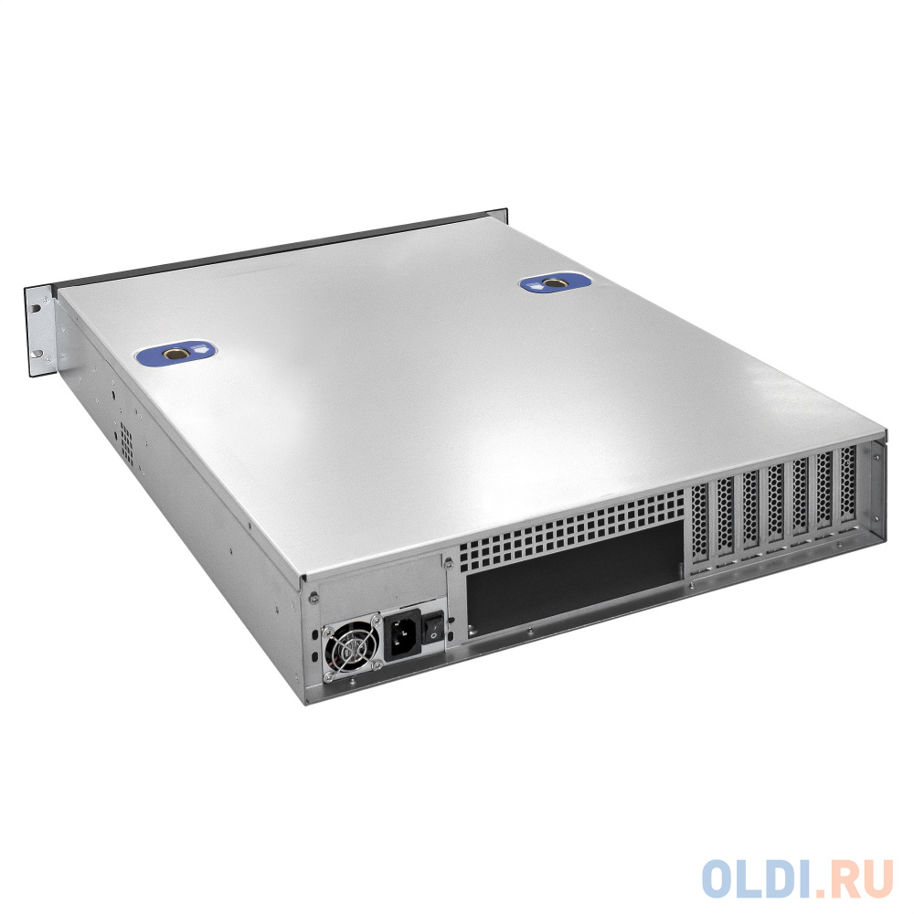 Exegate EX281289RUS Серверный корпус ExeGate Pro 2U550-HS08 <RM 19", высота 2U, глуб 550, БП 1U-500ADS, 8xHotSwap, USB>